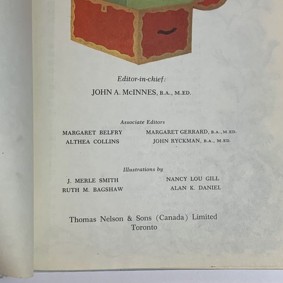 The Toy Box Gr. 3 Young Canada Reading Series Textbook 1961 Hardcover Vintage - Picture 5 of 5